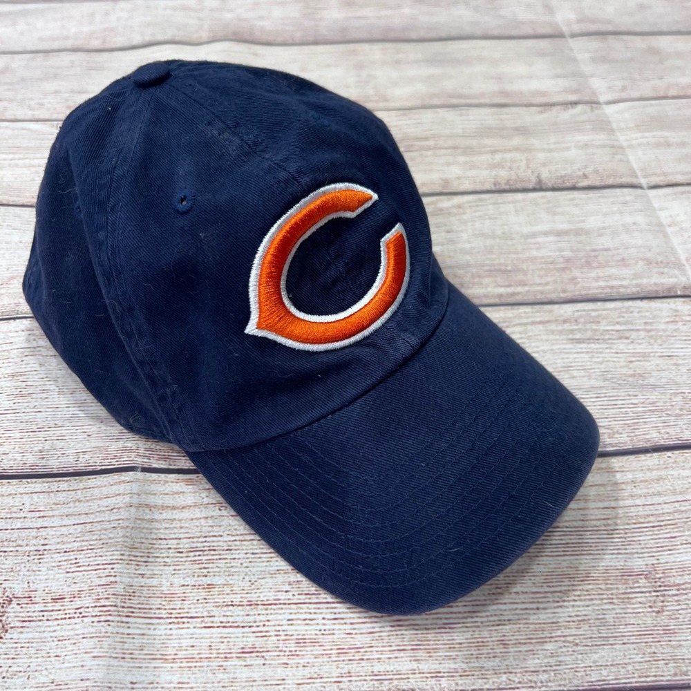 Chicago Bears 47 Brand Clean Up Hat Navy Blue Adjustable NFL Dad Cap OSFA